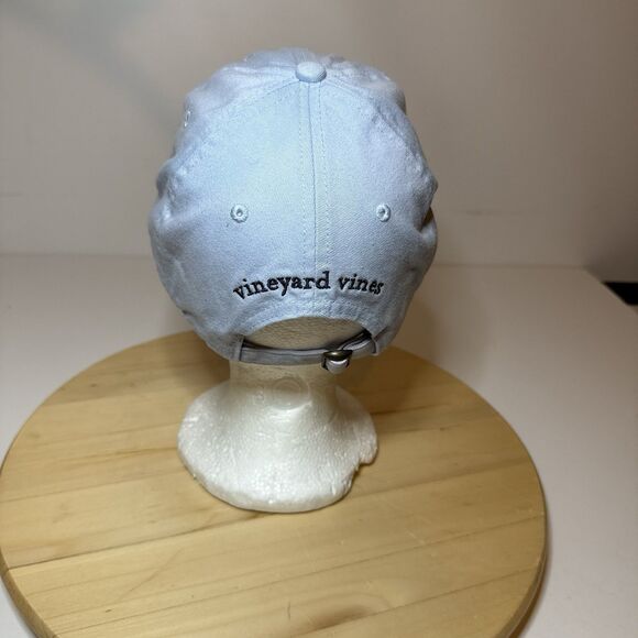 Vineyard Vines Golf Hat Baseball Cap Mens Blue Strap Performance Adjustable - Picture 3 of 5